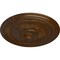 Ekena Millwork Reece Ceiling Medallion (Fits Canopies up to 6 3/4"), Hnd-Painted Root Beer Crackle, 21"OD x 1 1/4"P CM21RERBC - alternate 3